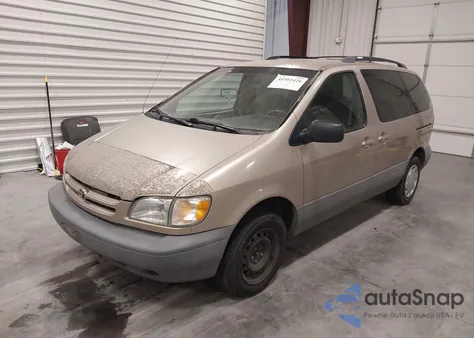 2000 Toyota Sienna Le z USA, uszkodzony, nr VIN 4T3ZF13CXYU262410